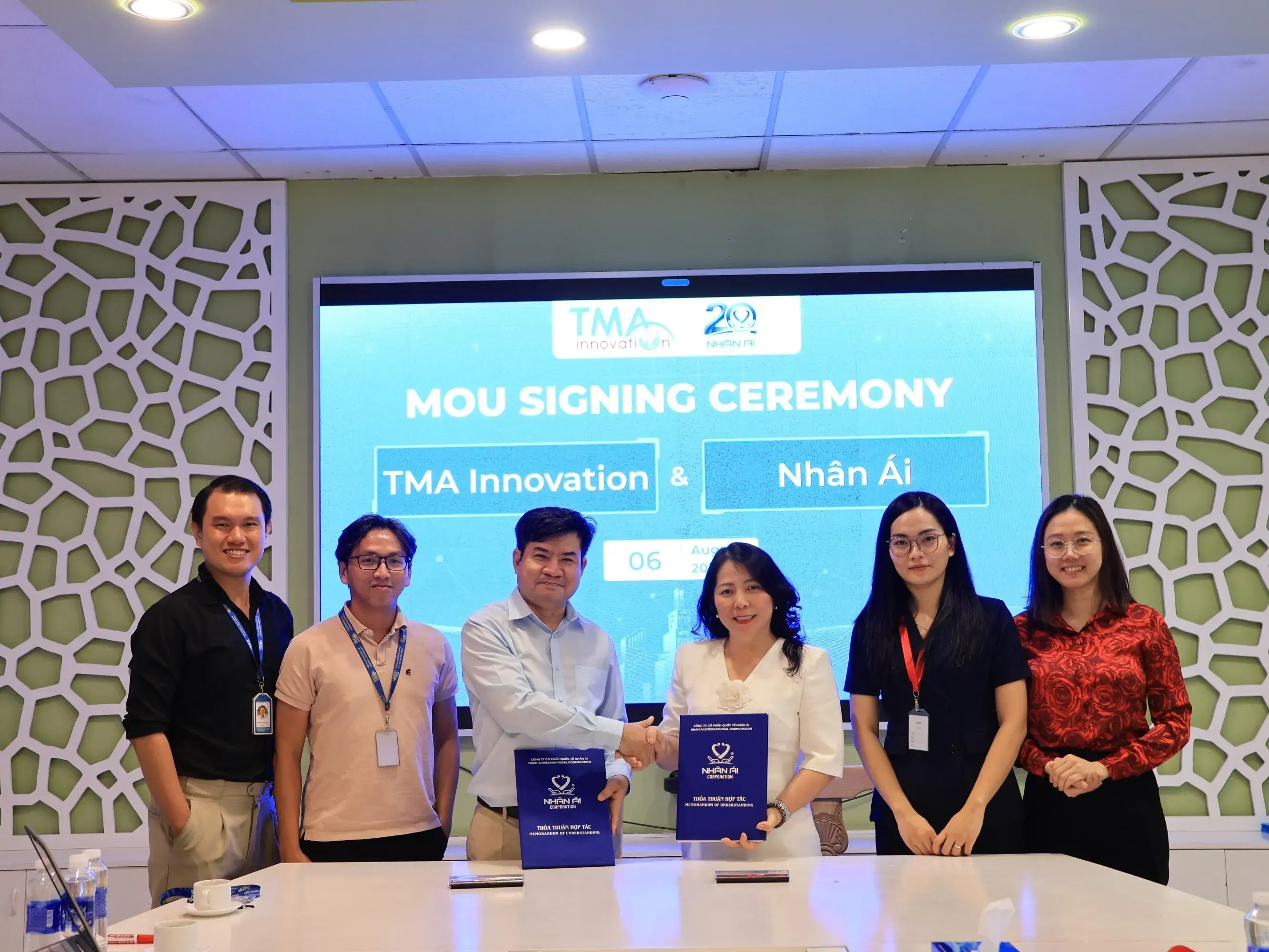 TMA Innovation & Nhân Ái Ký Kết Hợp Tác Chuyển Đổi Số Dưỡng Lão