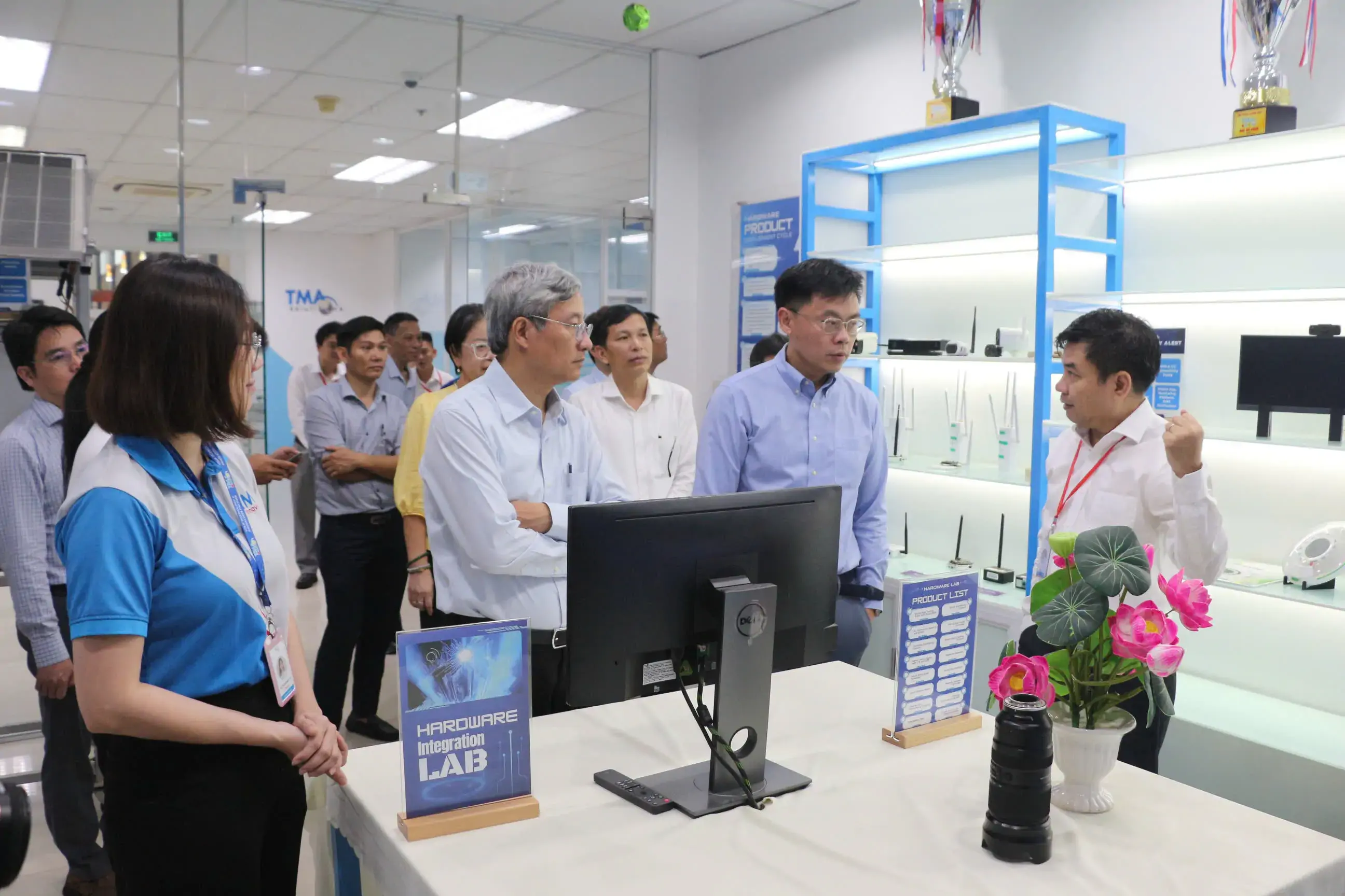 Ho Chi Minh City Leaders Visit TMA Innovation Center at Quang Trung Software Park