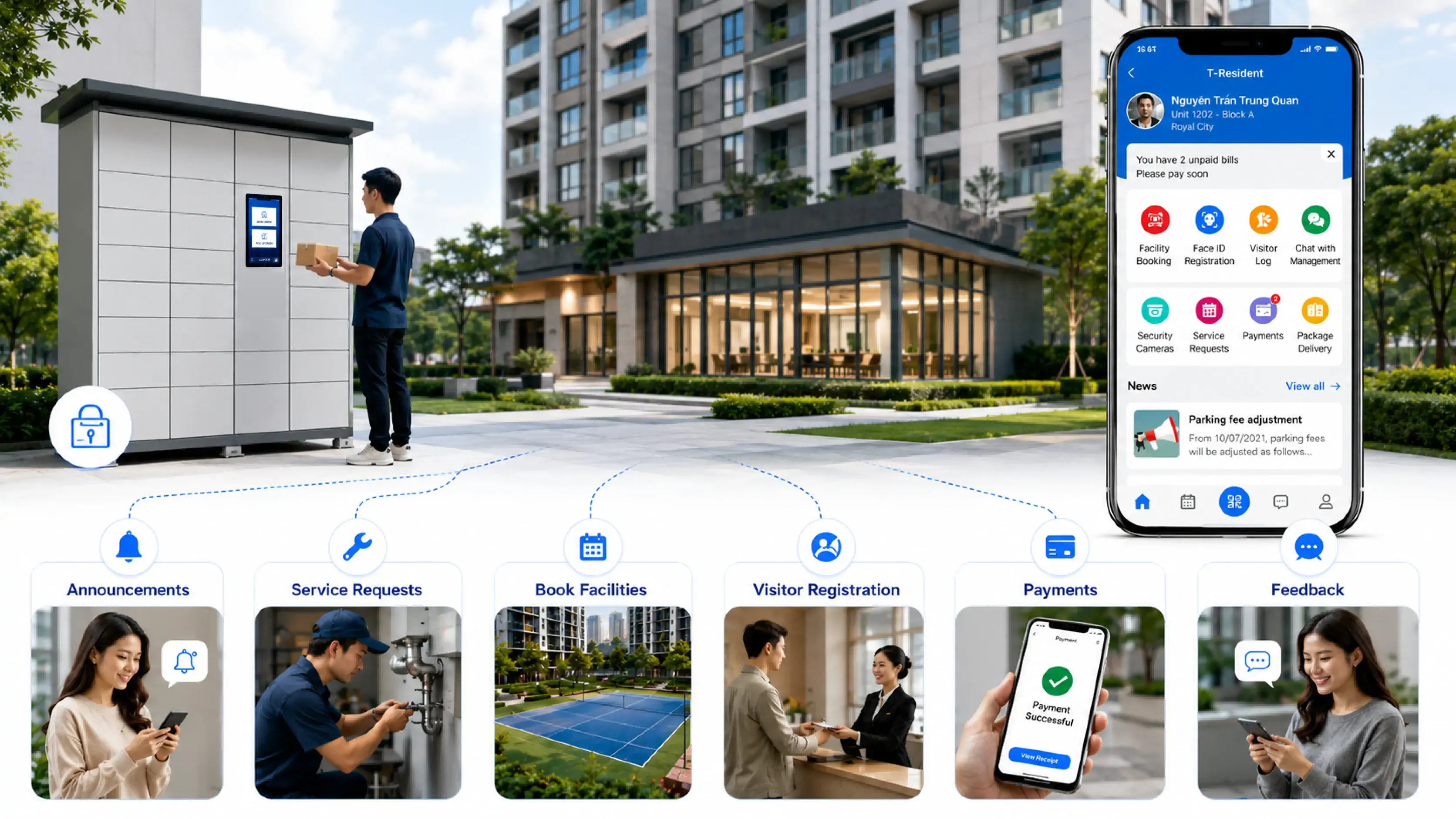 resident-utility-app-and-smart-locker-system