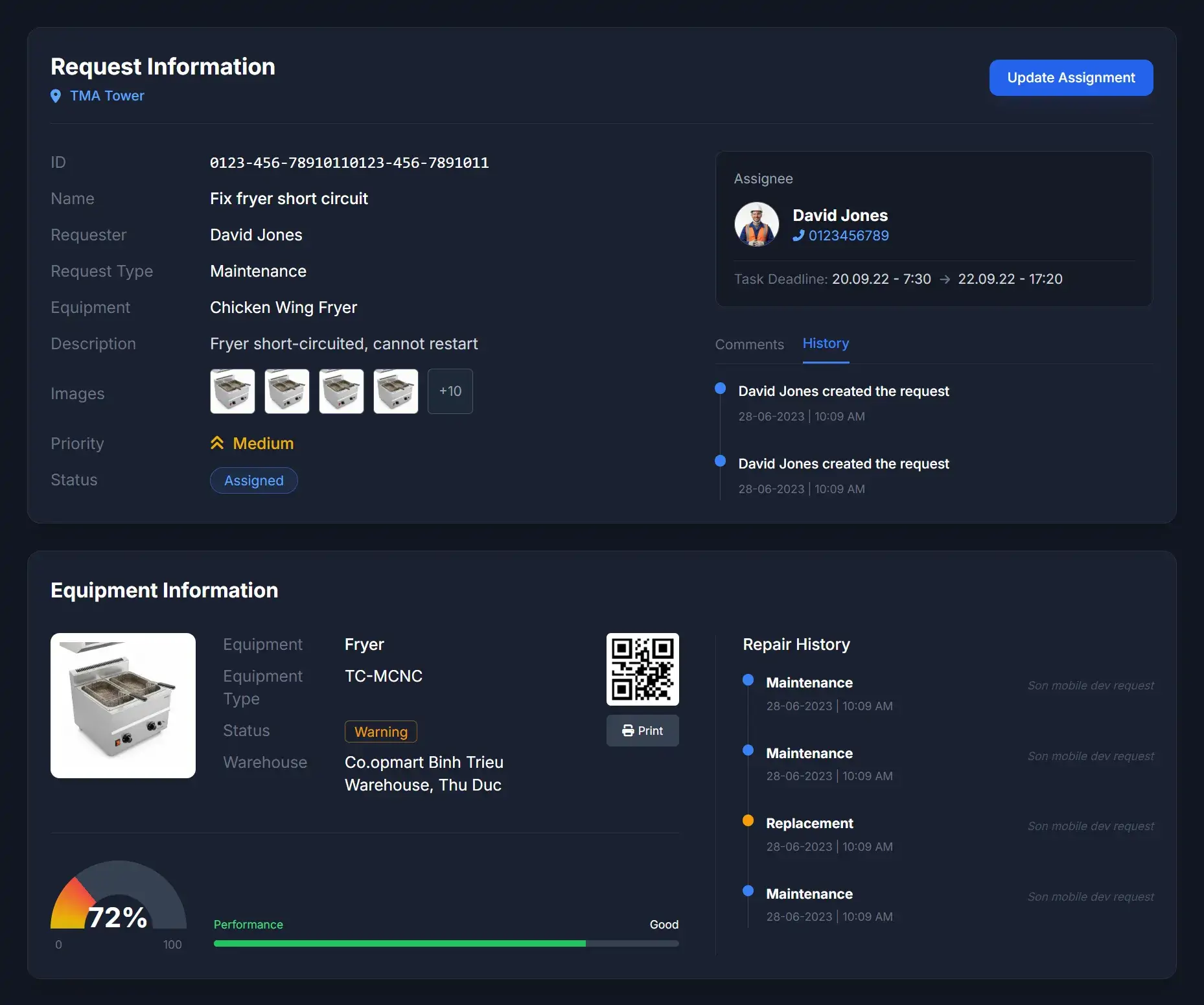 Maintenance Management