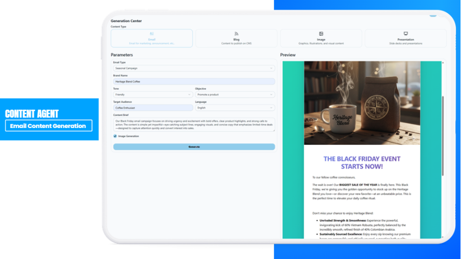 Generate Email Content