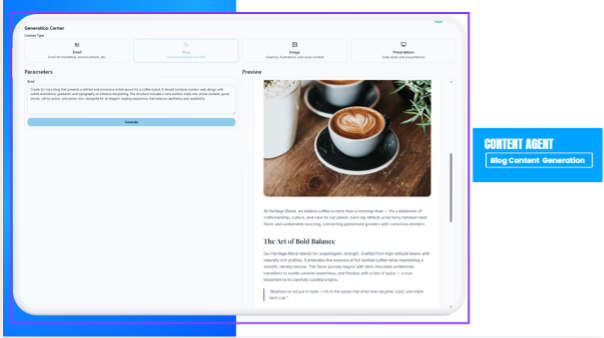 Generate Block Content