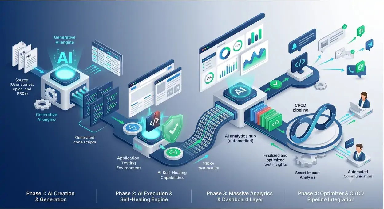 Accelerating the Testing Lifecycle with an AI-Powered Test Automation Framework