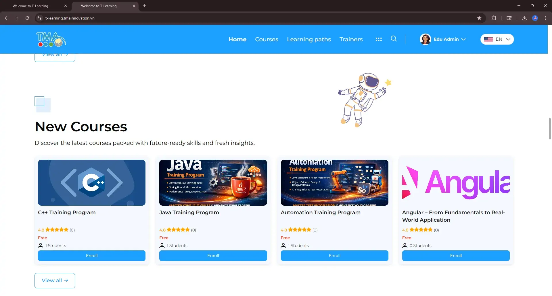 T-Learning for Community